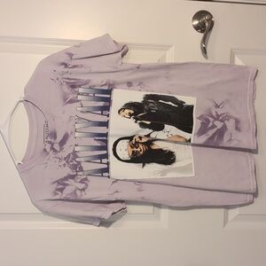 Aaliyah purple tie dye shirt in Medium